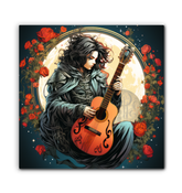 Musical Kaleidoscope Colorful Music Notes Canvas